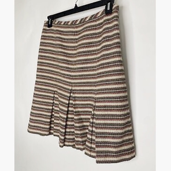 Ann Taylor LOFT Tweed Skirt 12 A-line - Picture 2 of 9